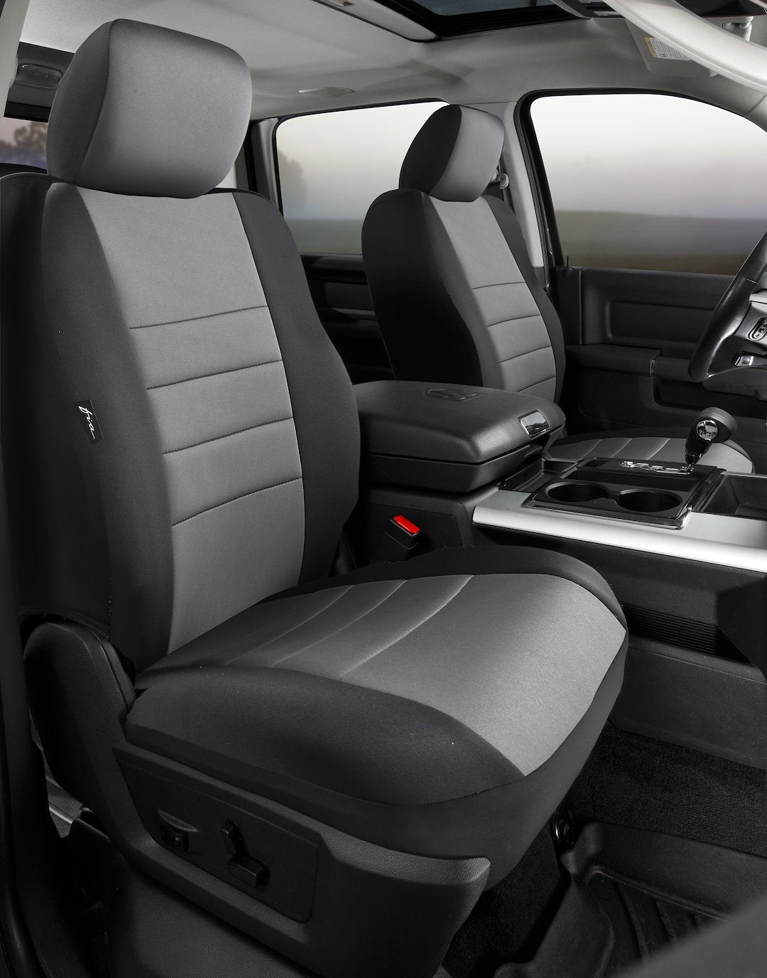 FIA Padded For Extra Comfort Seat Cover NP99-35 Gray - Gray Neoprene Back ST Cvr