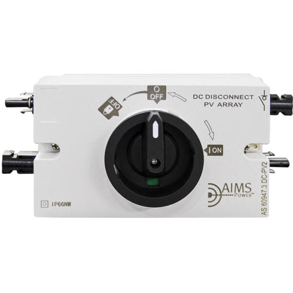 Aims Power Outdoor Rated Solar Panel Disconnect Switch DC1200V32A