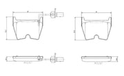 Brembo P85138N Brake Pad