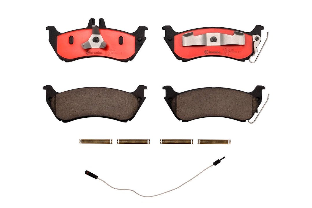 Brembo Premium Low-Met OE Equivalent Pad Brake Pad P50044N - Disc Set