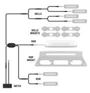 ARC Lighting BB8KA06 Warning Light Wiring Harness