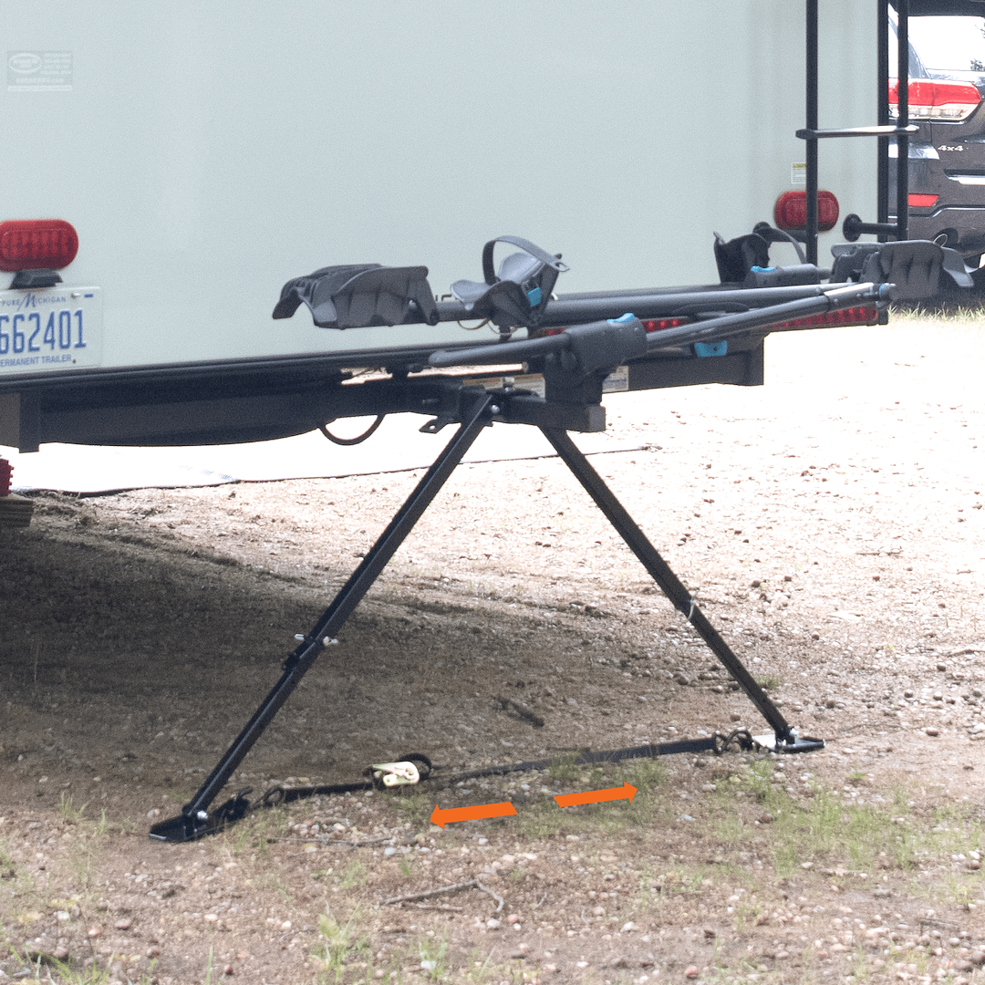 MOR/Ryde No Supplier Warranty Receiver Hitch Mount Trailer Stabilizer SP54-274 - X-Brace Bike Racks