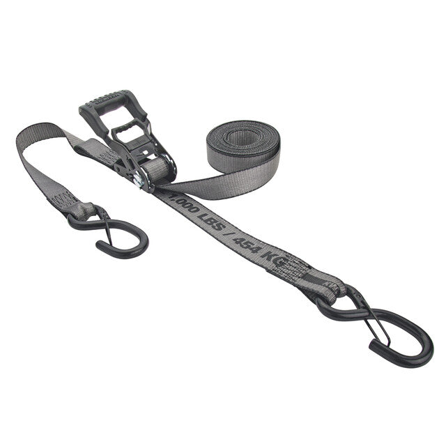 Hampton Prod Sewn-In Soft Tie Loop Tie Down Strap 43571 - 1.25 X16 Kwikfeed Ratchet