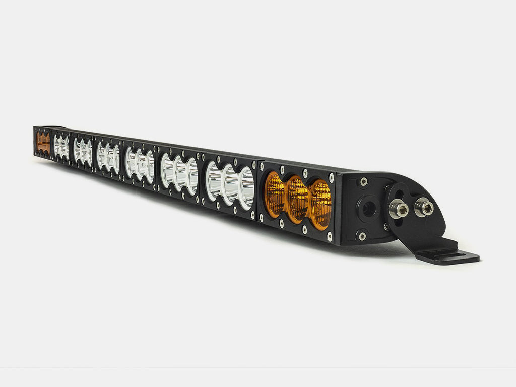 Cali Raised Over And Under Voltage Protection Light Bar CR2317 - White 43 Amber Dual Function Led