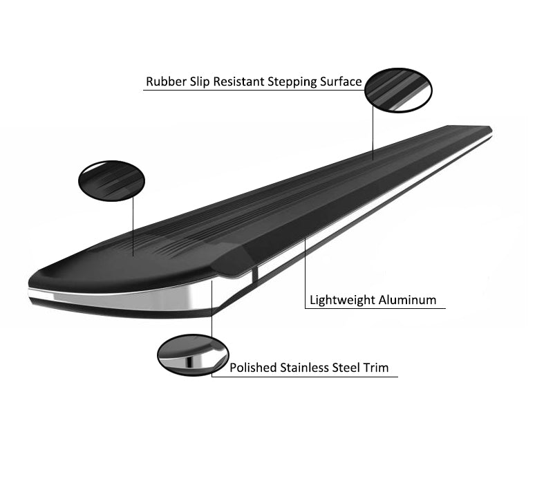 Black Horse Easy To Install DIY Instructions Running Board EX-Hopi16 - 2016-2019 Pilot