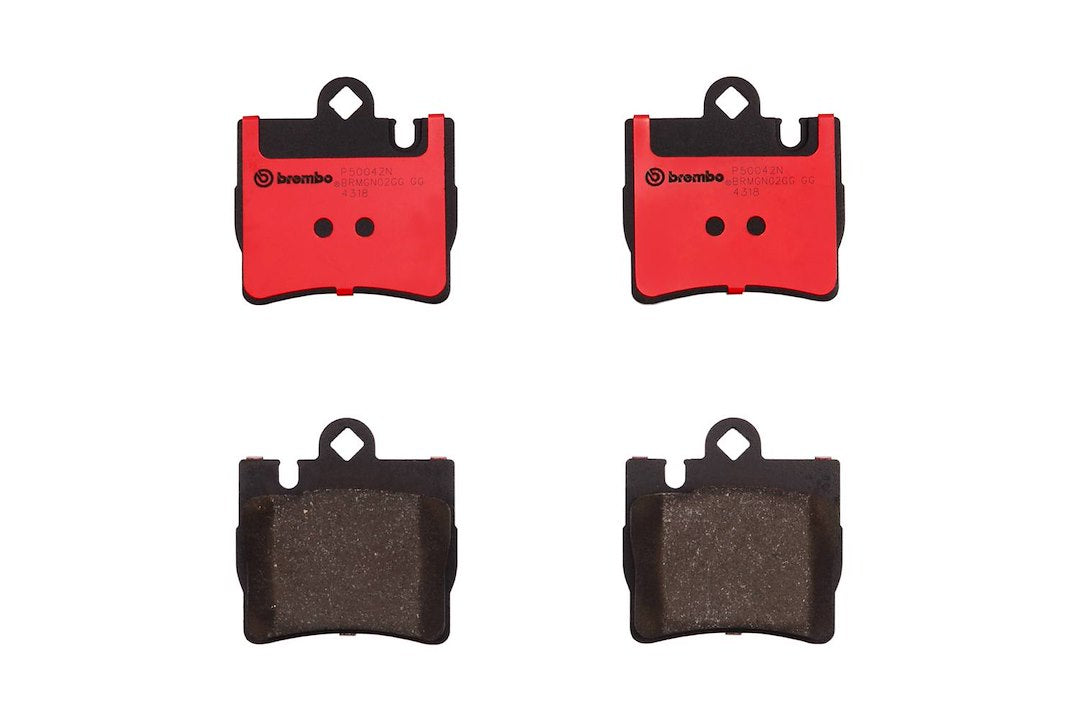 Brembo Premium Low-Met OE Equivalent Pad Brake Pad P50042N - Disc Set