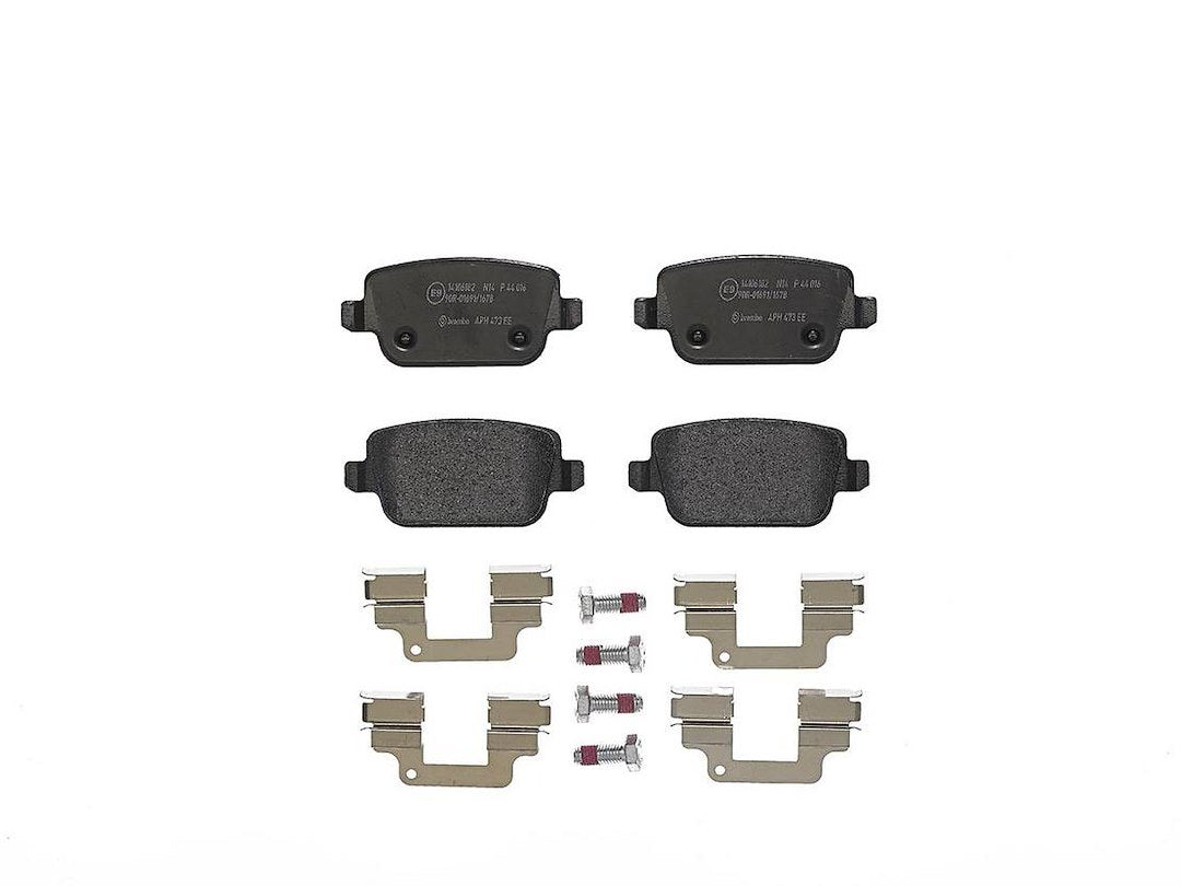 Brembo Premium Low-Met OE Equivalent Pad Brake Pad P44016 - Disc Set