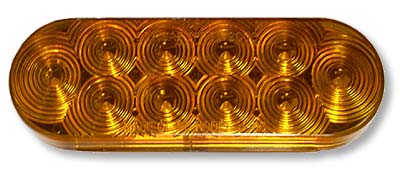 Jammy J-66-A - Amber Oval Led Mount Lig