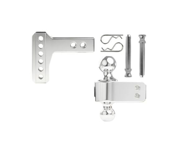 Bulletproof Limited Lifetime Warranty Trailer Hitch Ball Mount AL202 - Bph Aluminum Shank Drop Rise