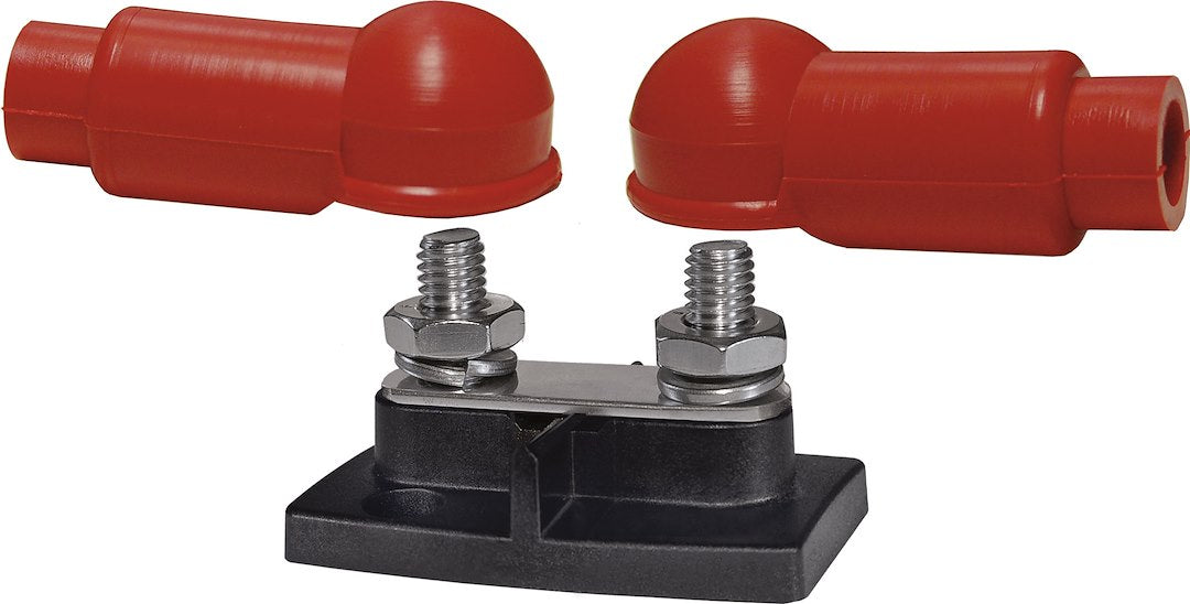 Blue SEA Glass Reinforced Thermoplastics Busbar Stud 2019-BSS - Dual 8IN Insulators