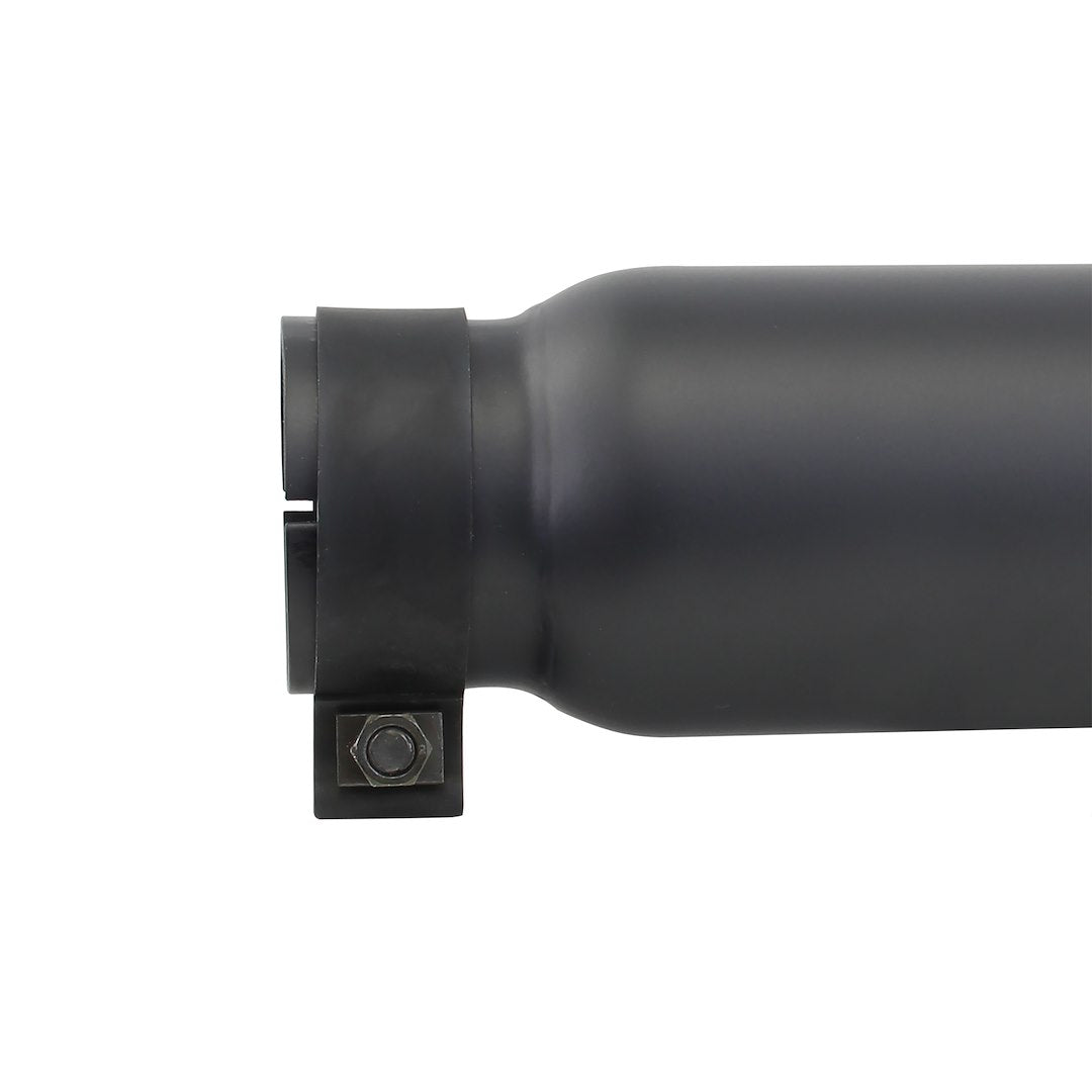 GO Rhino Direct Clamp-On Installation Exhaust Tail Pipe Tip GRT3414B - Black 14 X4 X3