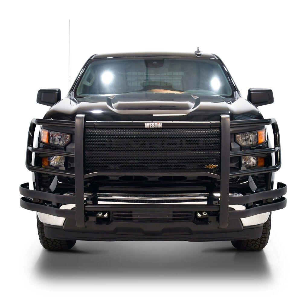 Westin Removable Full Punch Plate Grille Bumper Push Bar 36-52135 - Elite XD 24 Silv 1500
