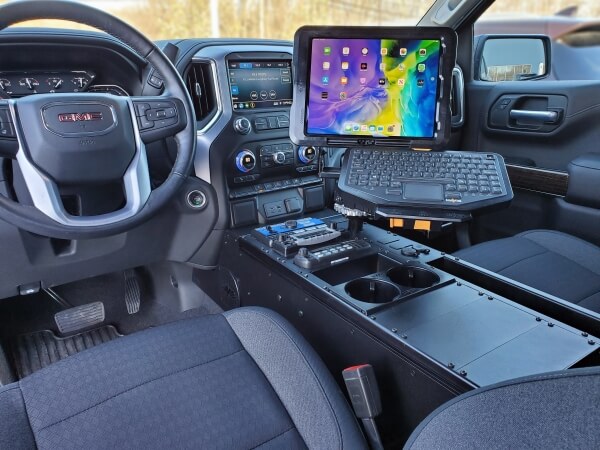 Havis Customize To Your Specific Needs Console C-VSW-2600-Silv - Wide Flat 26 Vehicle-Specific Cons