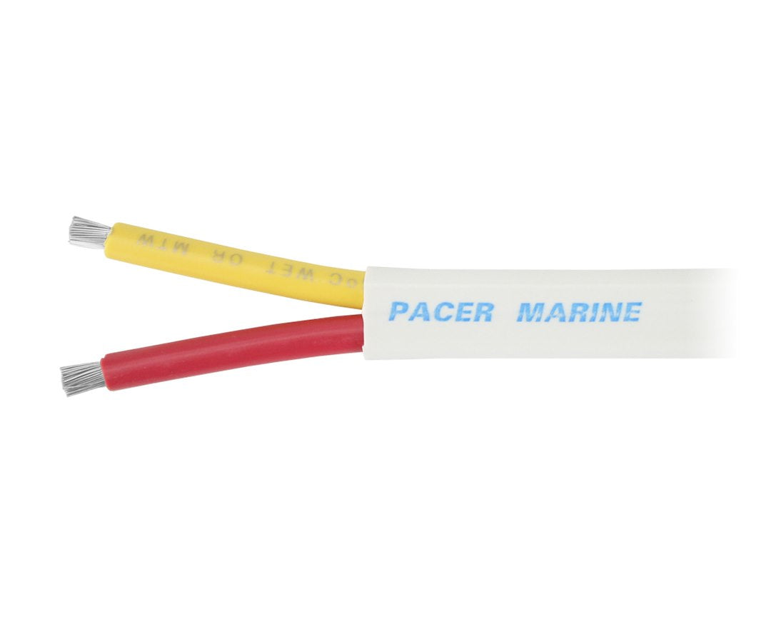 Pacer Stranded Tinned Copper Conductors Duplex Wire W10/2DC-250 - 10 UL Boat Cbl RB WJ 250FT RL