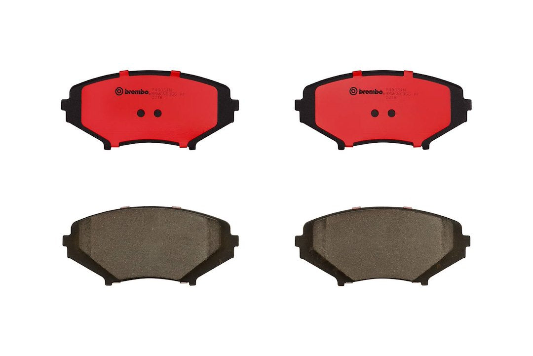Brembo Premium Low-Met OE Equivalent Pad Brake Pad P49034N - Disc Set