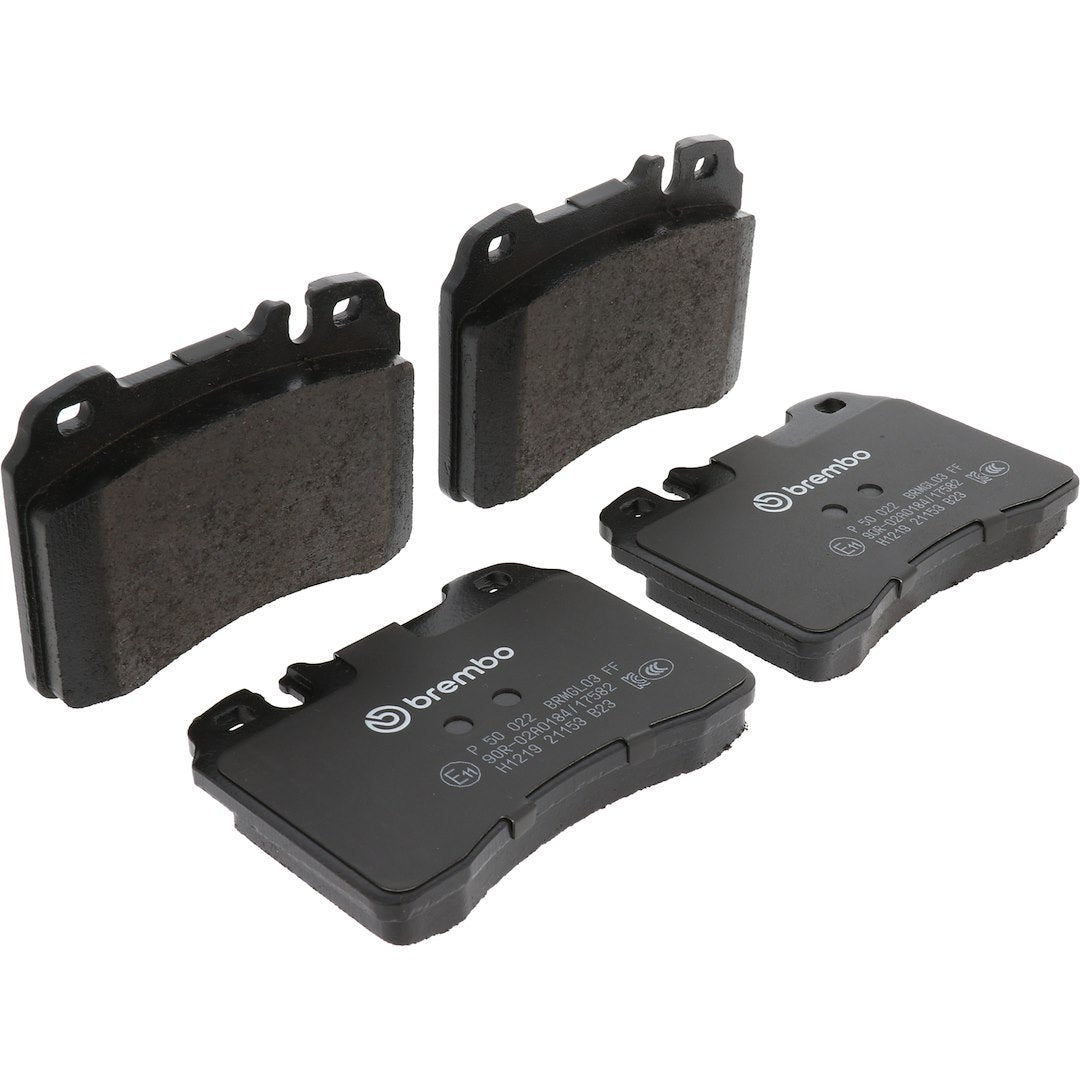Brembo Premium Low-Met OE Equivalent Pad Brake Pad P50022 - Disc Set
