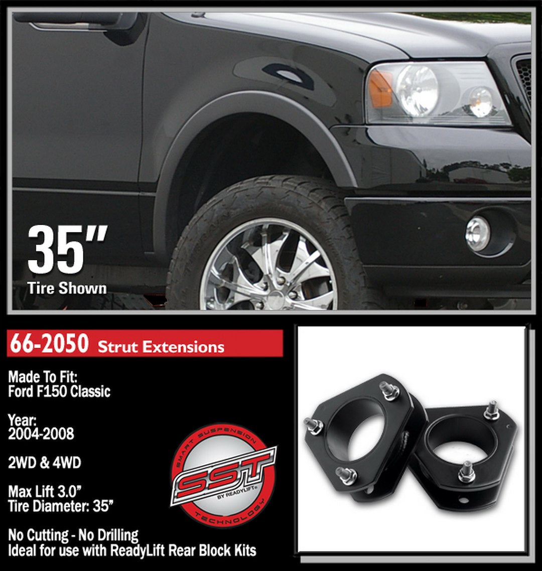 Readylift Guaranteed Toughest Finish Leveling Kit Suspension 66-2050 - Lvl KT F150 4W 05-08