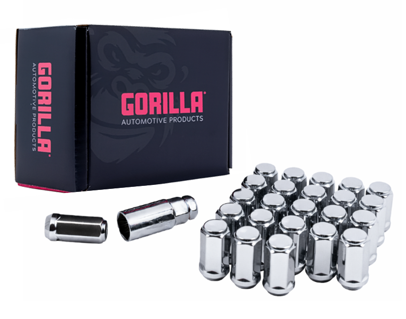 Gorilla High Corrosion Resistance Wheel Installation Kit K6LT19-14200GR - Chrome 6LUG 14-2.0 Hex Wik Duplex