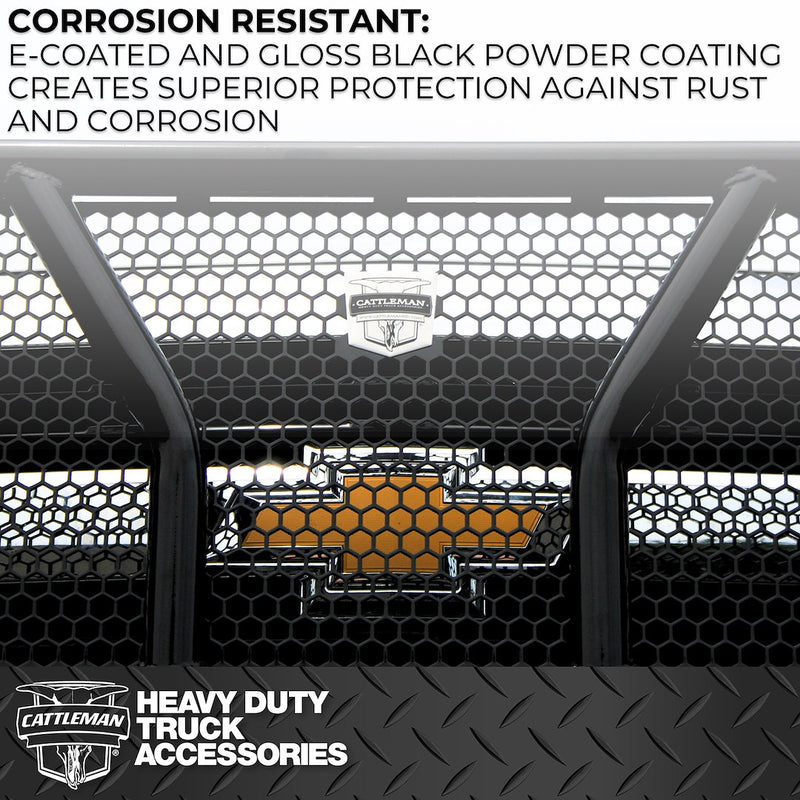 Cattleman Two Vertical Center Protection Bars Bumper 2200P - Front Replacement