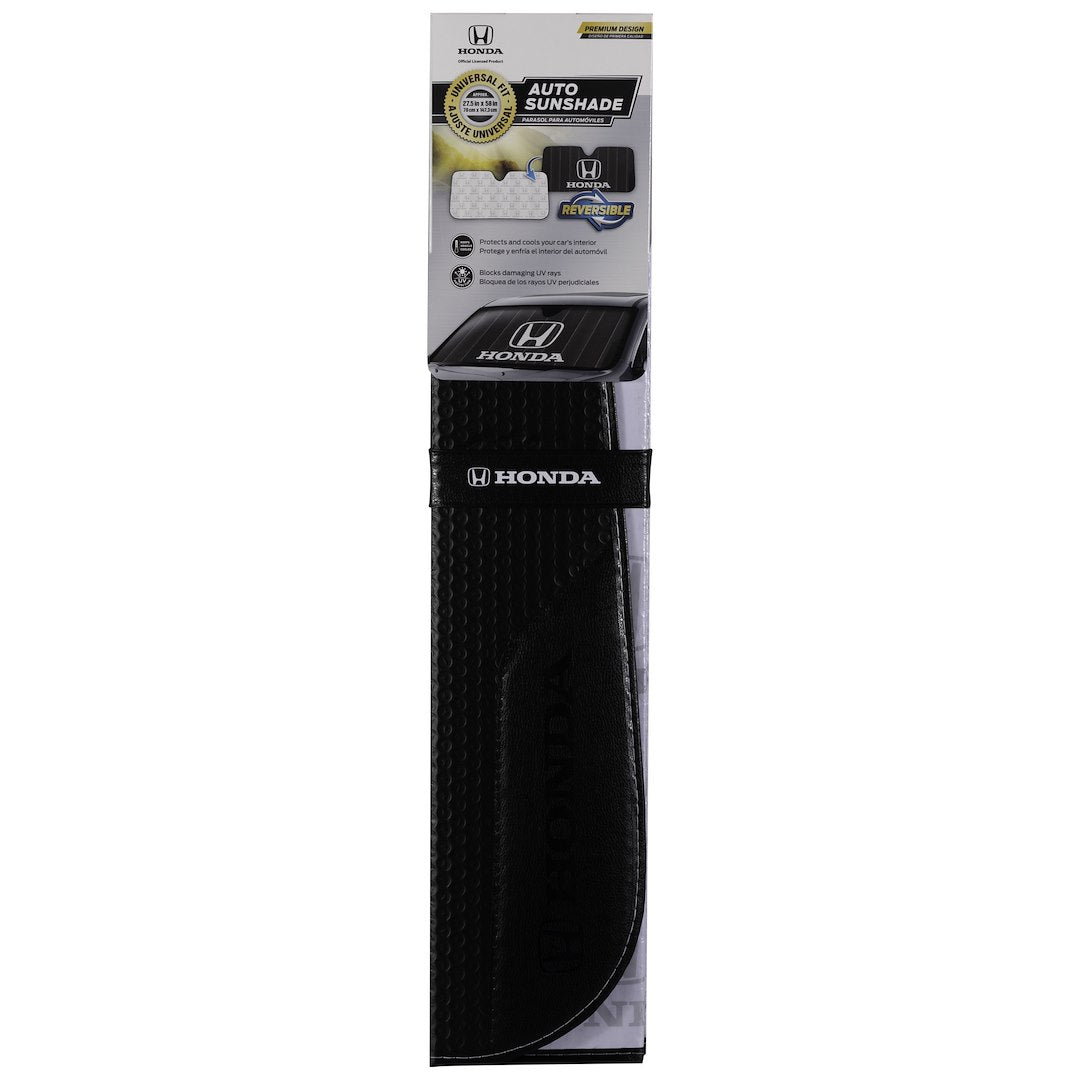 Plasticolor Protects Car Interior Windshield Shade 002798W01 - Blackout 2-Sided Print Accord