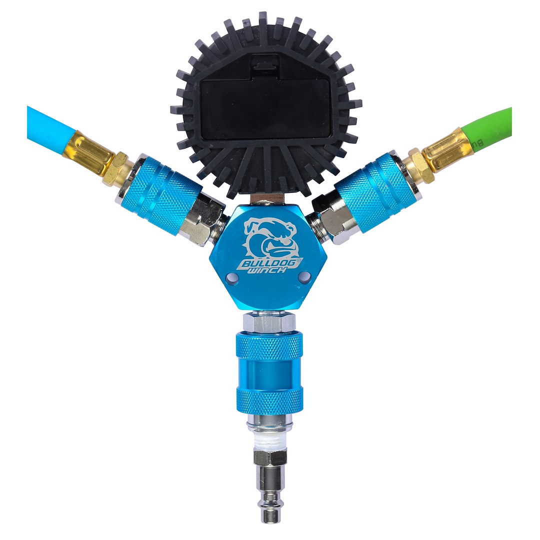 Bulldog Winc Kink Resistant Air Hoses Air Compressor Tire Inflation Tool Kit 42082 - 4-Tire Inflation Deflation System