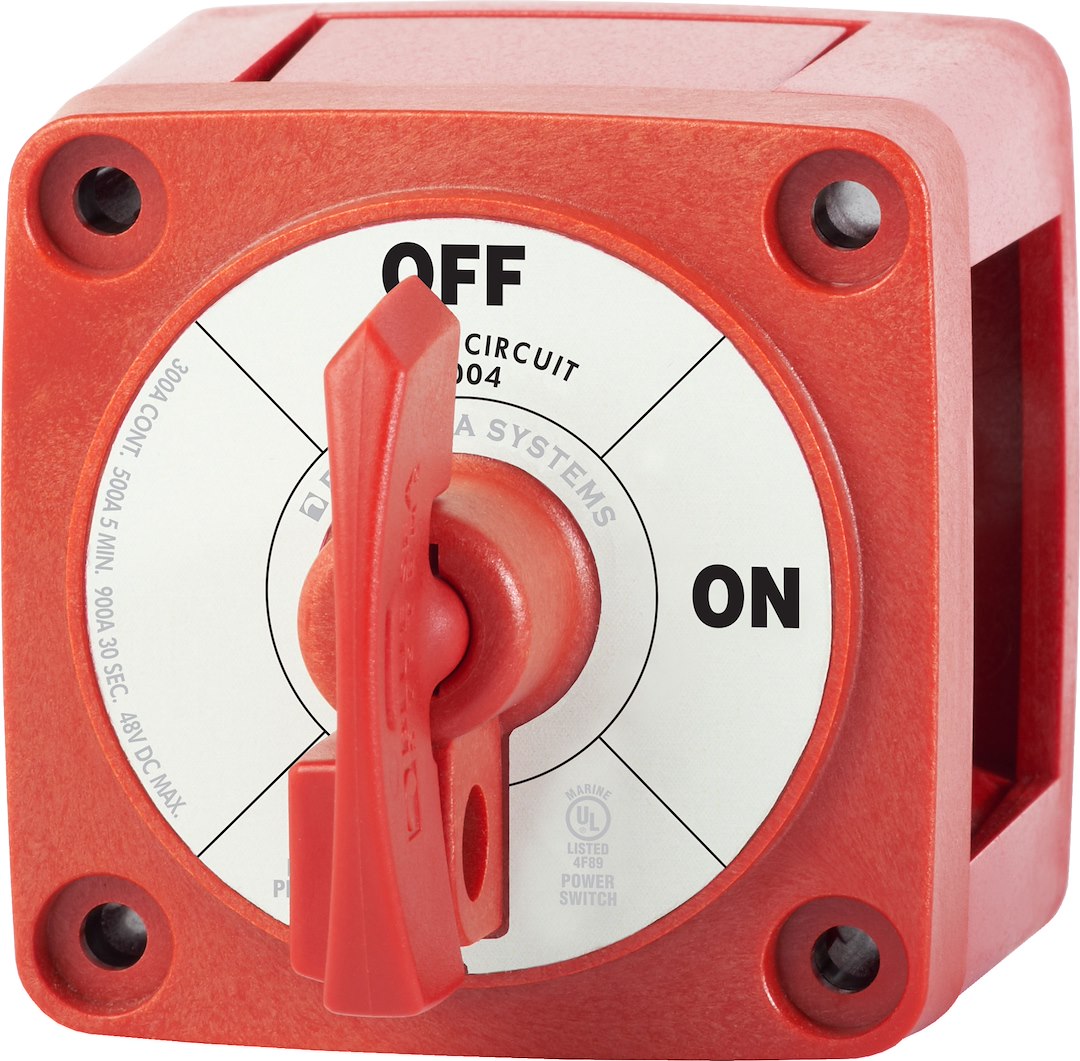 Blue SEA No Supplier Warranty Battery Disconnect Switch 6004-BSS - ON OFF Locking