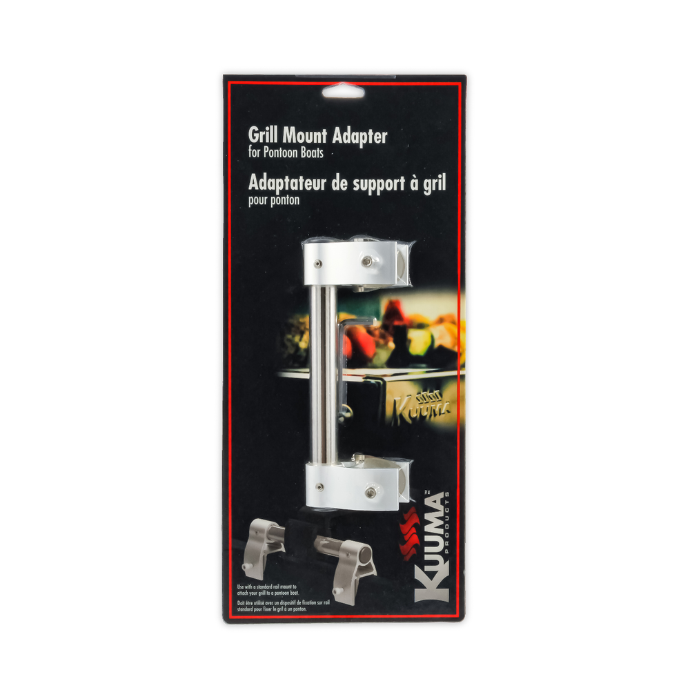 Camco Marine No Supplier Warranty Barbeque Grill Mount 58197 - Mount-Pontoon Rail Adapter