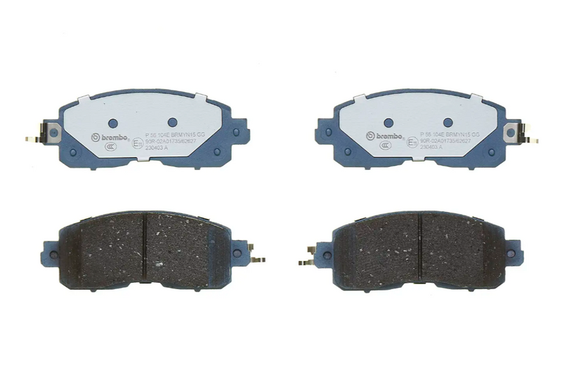 Brembo Premium Low-Met OE Equivalent Pad Brake Pad P56104
