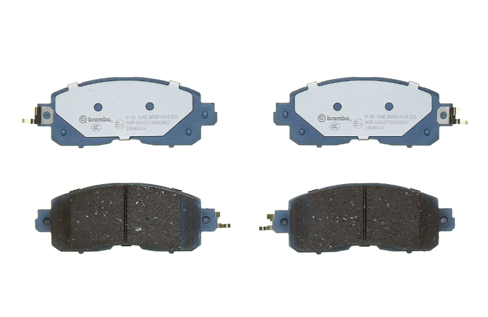 Brembo Premium Low-Met OE Equivalent Pad Brake Pad P56104