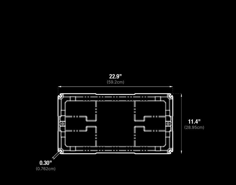 Noco Easy To Install Battery Box HM408 - Volt Dual End End BO