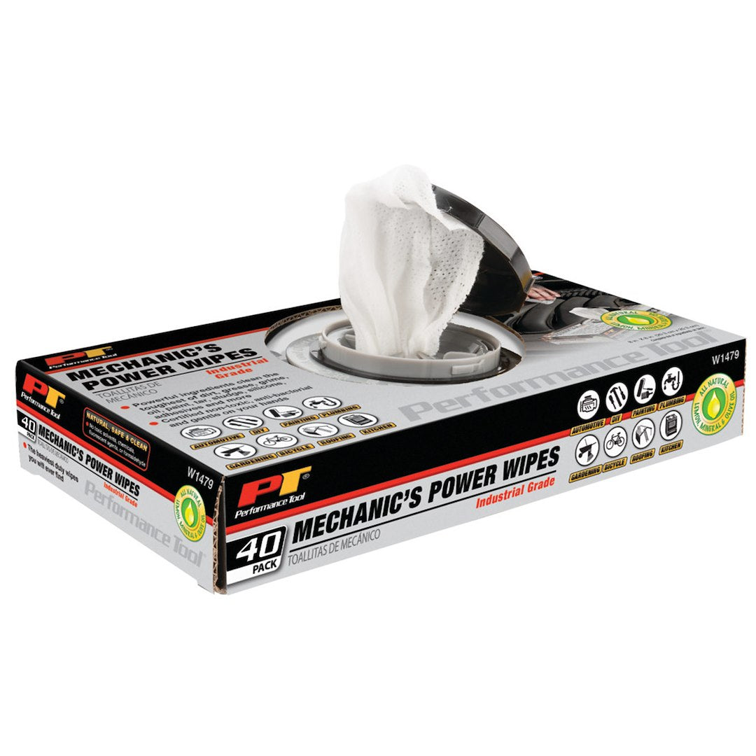 Perform Tool No Supplier Warranty Cleaning Wipe W1479 - 40PK Industrial Mechanic Wipes