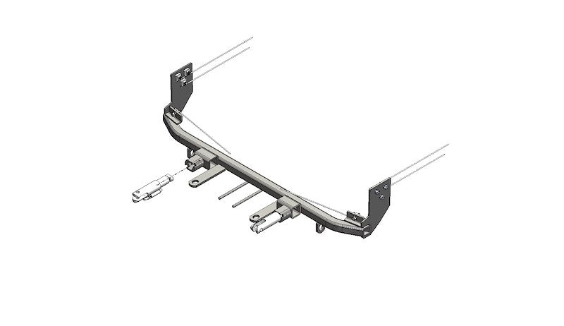 Blue Ox BX1703 Base Plate for Chevy Sonic Turbo - Blue Ox