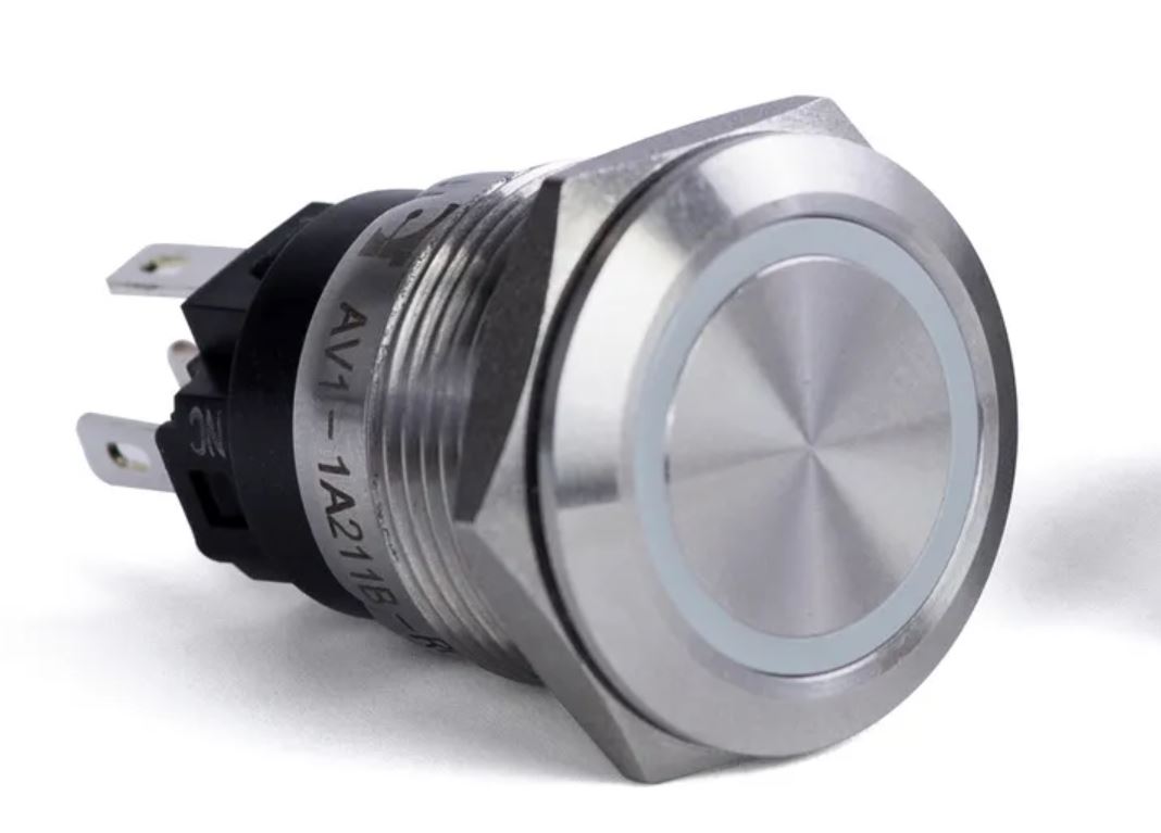 Sierramarine AV10040B Push Button Switch - Blue