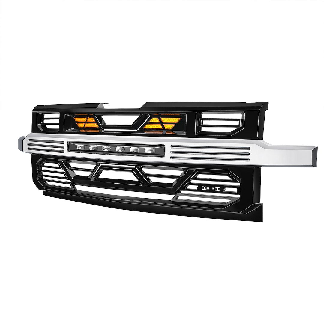 American MOD Mean Aggressive Styling Grille Amchca00132 - Armor Front OFF-Road Ligh