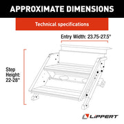 Lippert Comp Extra Large Treads Entry Step 2024056996 - RV Double 26