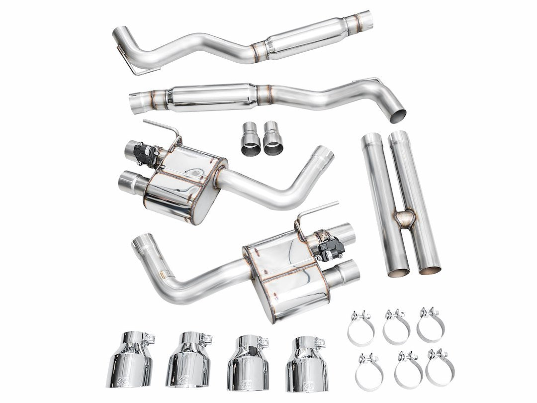 AWE Limited Lifetime Warranty Exhaust System Kit 3025-42375 - Switchpath S650 MU