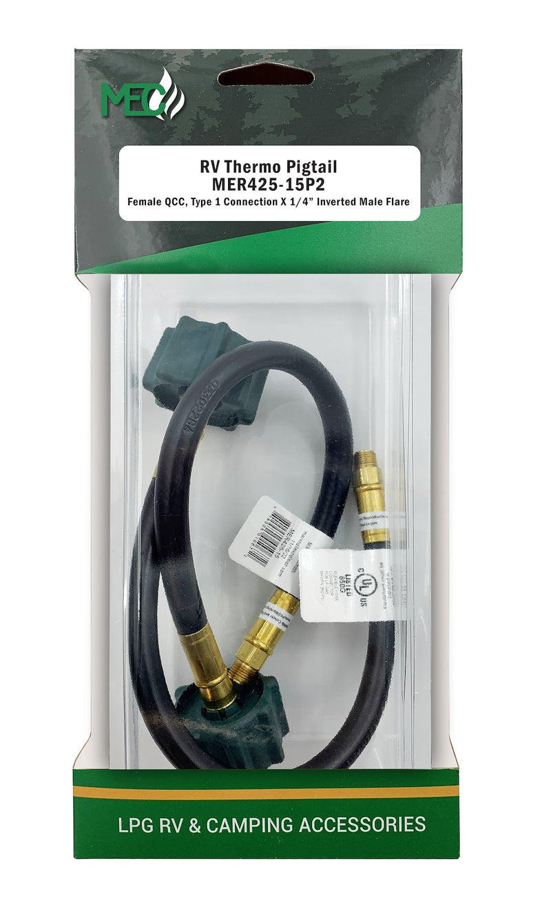 AP Products MER425-15P2 - 15 Thermo Pigtail Inverted