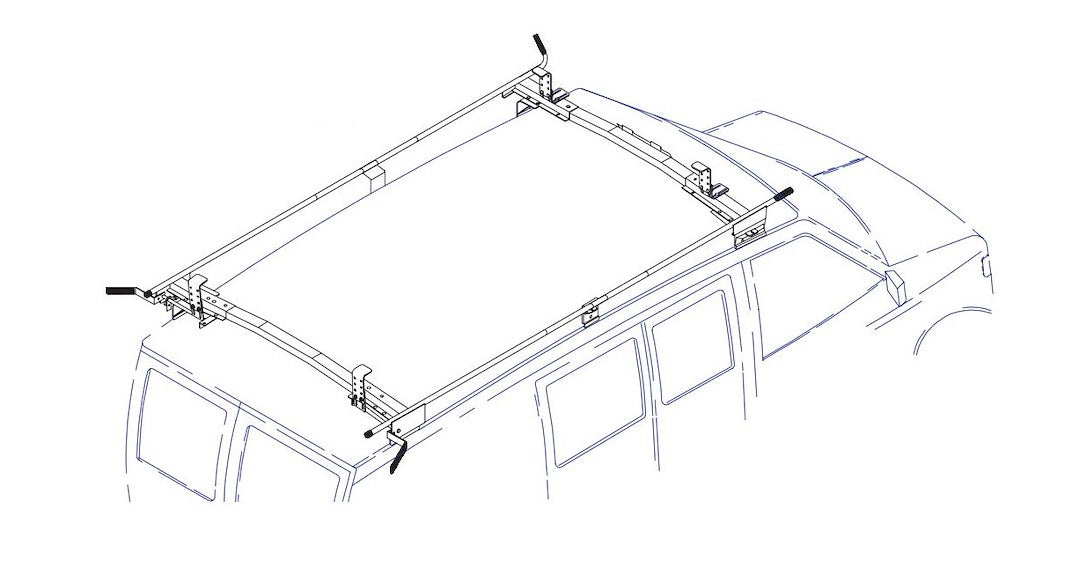 Weatherguard Features Airfoil Ladder Rack 234-3-01 - Quick Clamp