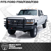Cattleman Two Vertical Center Protection Bars Bumper 2325P - Front Replacement