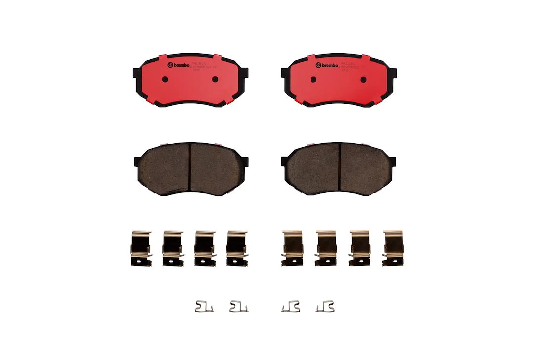 Brembo Premium Low-Met OE Equivalent Pad Brake Pad P83122N - Disc Set