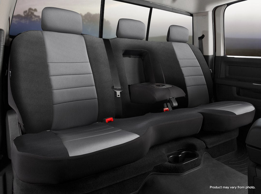 FIA Padded For Extra Comfort Seat Cover NP95-2 Gray - NP Rear Split 40 Driver 60 Pas