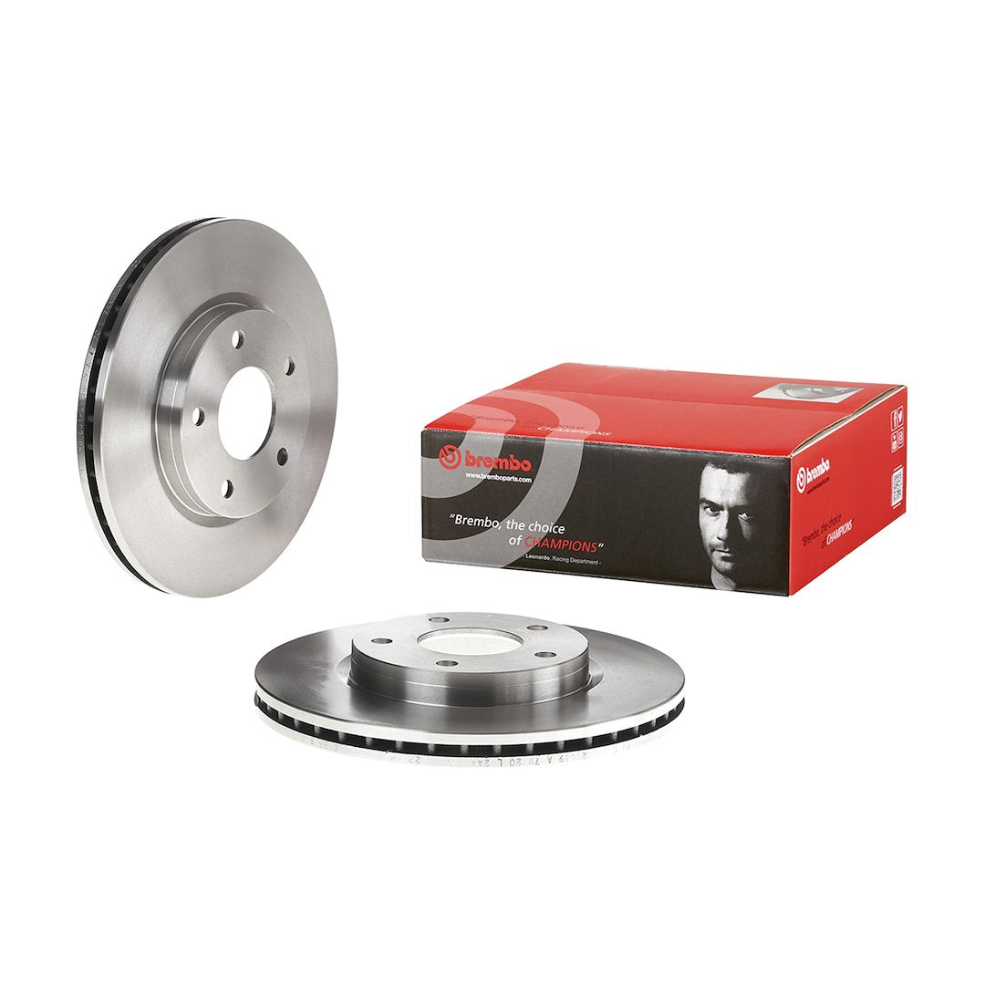 Brembo Rust-Resistant Coating Brake Rotor 09.B565.10 - Discbrakerotor Venteddisc