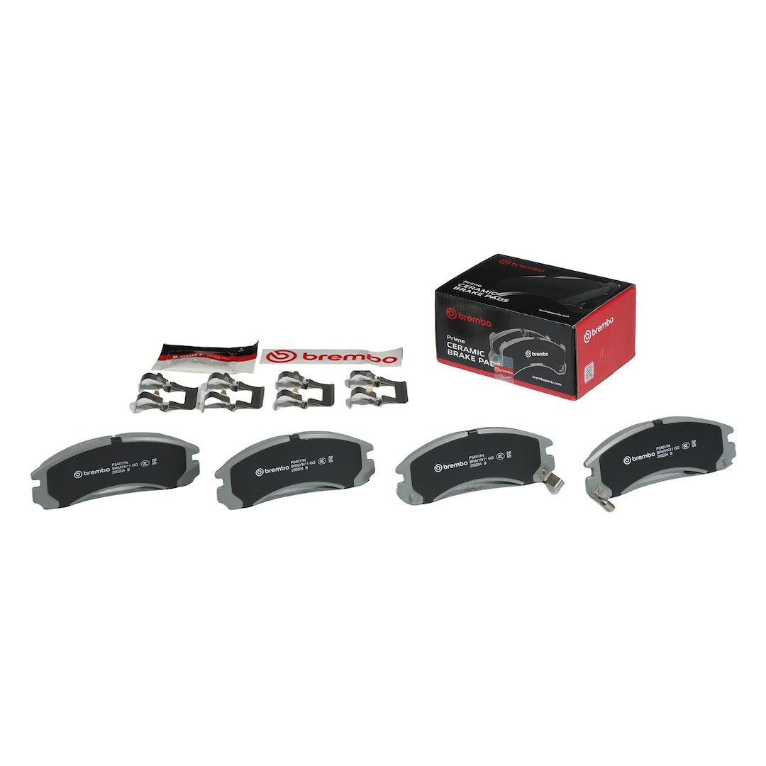 Brembo Premium Low-Met OE Equivalent Pad Brake Pad P54017N - Disc Set