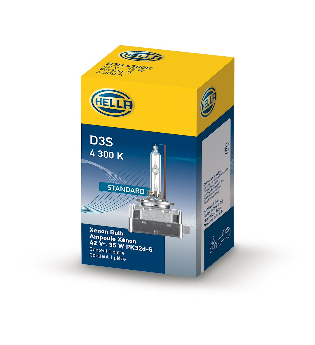 Hella Easy To Install Headlight Bulb 178560831 - D3S PK32D-5 4300 42V 35W