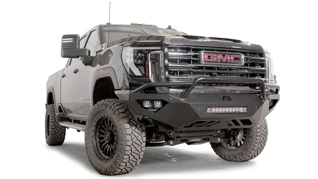 FAB Fours Provides Far Greater Tire Clearance Bumper GM24-V6252-1 - 2024 Gmc HD Vengeance Front