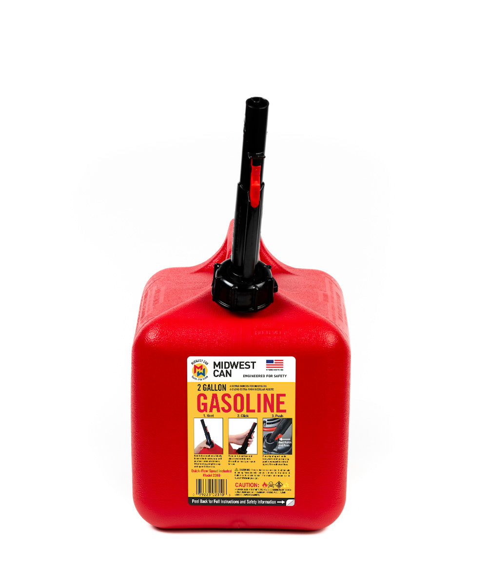 Midwest CAN Midwest Can: Engineered For Safety Liquid Storage Container 2310 - Gallon Gas