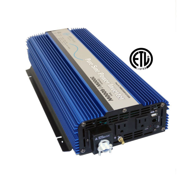 Aims Power Run Equipment At Peak Efficiency Power Inverter Pwri300012120S - 3000W Pure Sine Wave