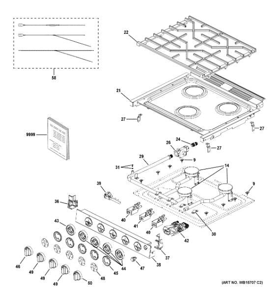 GE Appliance PLD617RTSS Stove