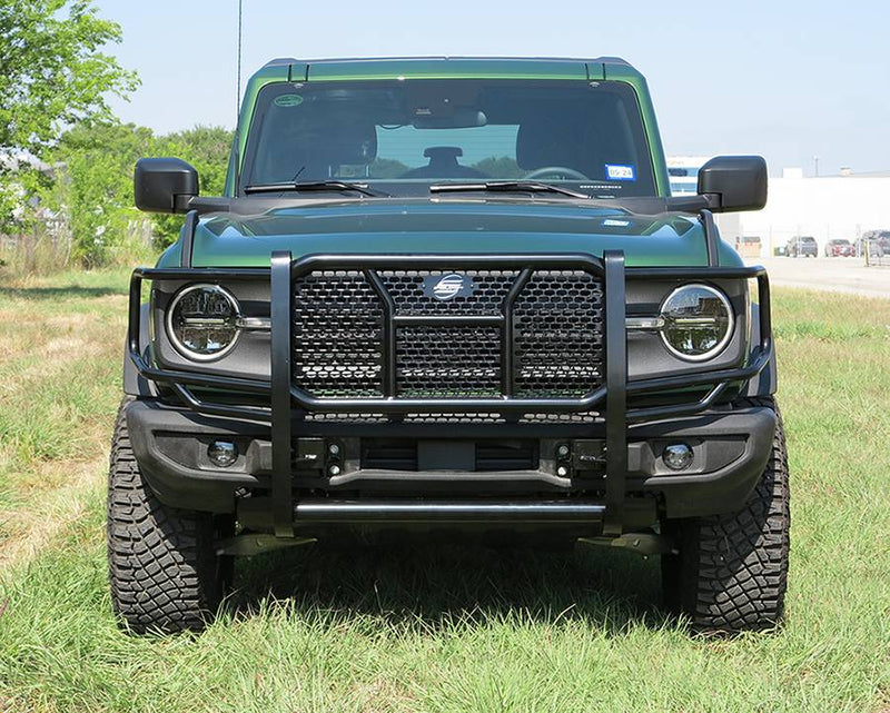 Steelcraft Punch Plate Grille Grille Guard 50-1350C - Black Heavy Duty