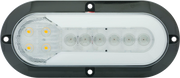 Optronics Surface Flange Mount Installation Trailer Light STL1211RCFHPGP - Clear Led STT BU Glo Surfmt FPL3
